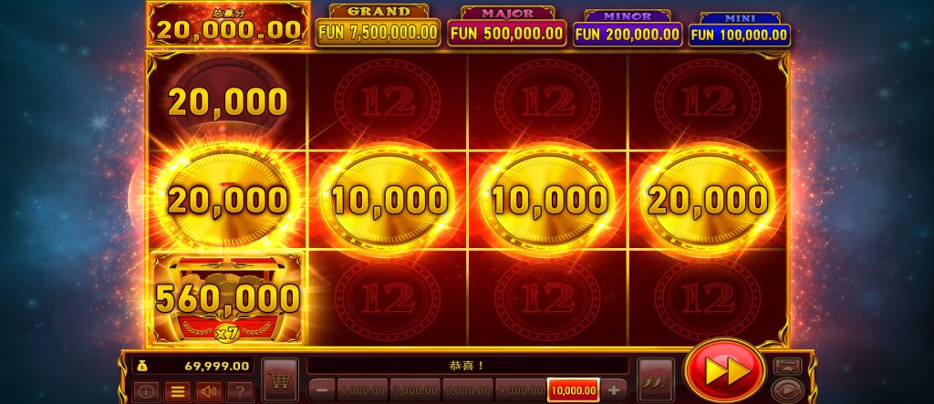 QT電子老虎機推薦遊戲：金幣12 集鴻運