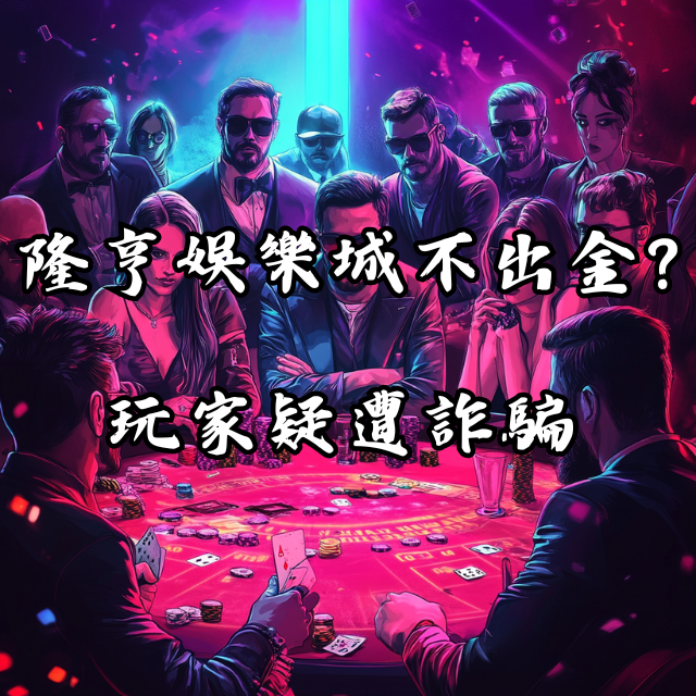 隆亨娛樂城不出金？玩家疑遭詐騙