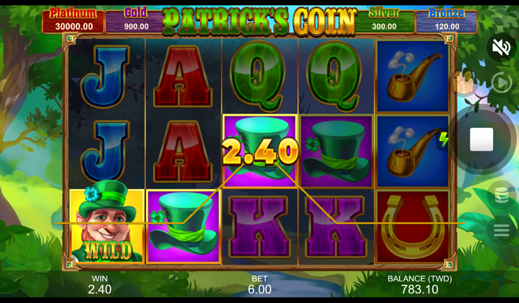QT電子老虎機推薦遊戲：派翠克硬幣