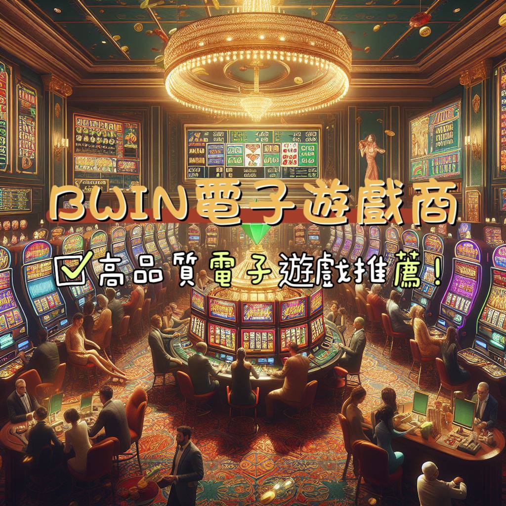 BWIN電子遊戲商：豐富選擇、高品質的遊戲盛宴！獨家電子老虎機推薦！