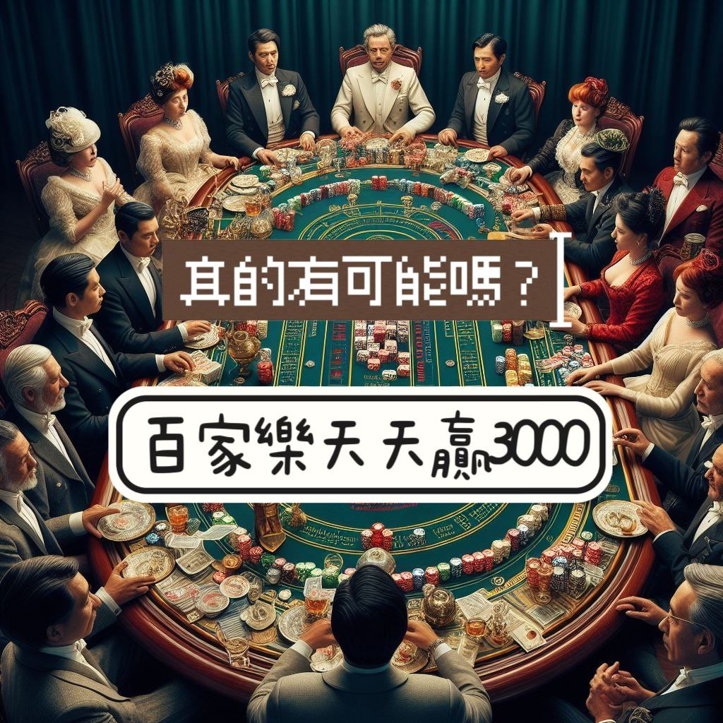 百家樂解密！天天贏3000？真的有可能嗎？