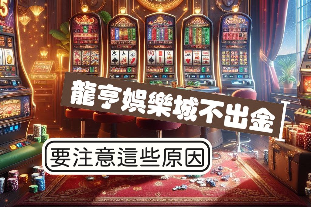 隆亨娛樂城不出金，原因有這幾種！一定要記得！