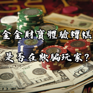 金金財寶娛樂城遊戲體驗為何如此糟糕？金金財寶娛樂城是否在欺騙玩家？