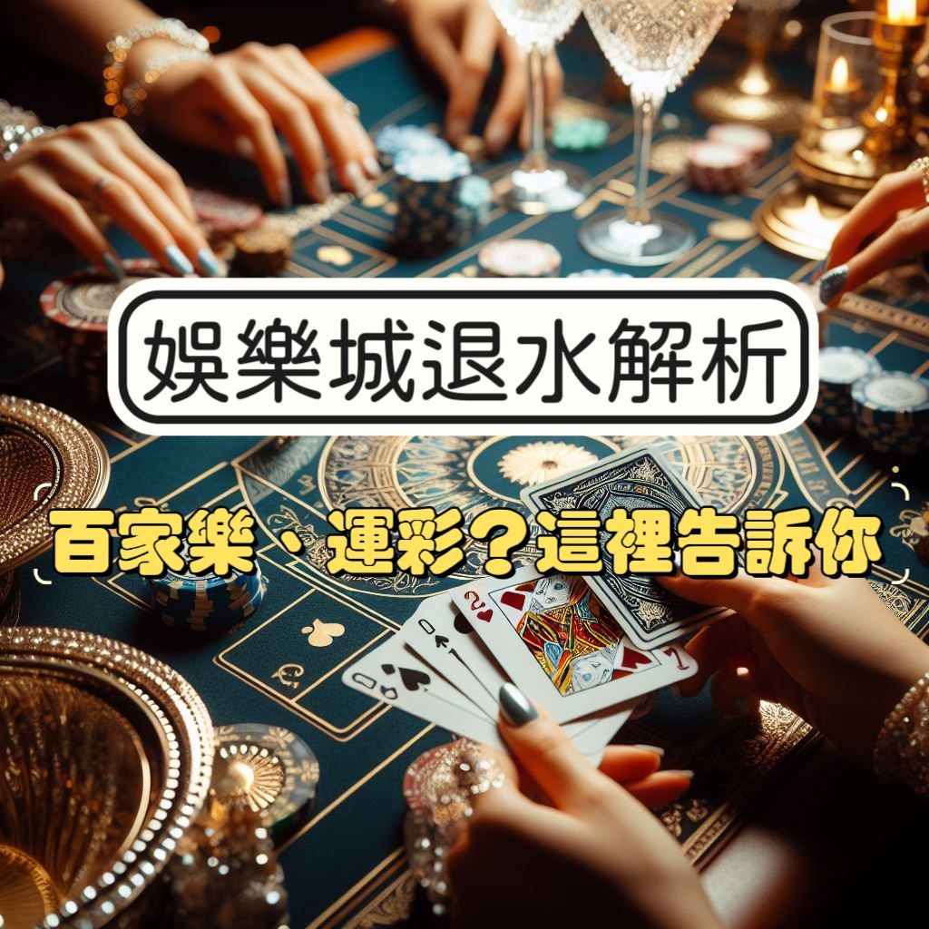 【運彩、百家樂退水解析】退水是什麼？對玩家重要嗎？