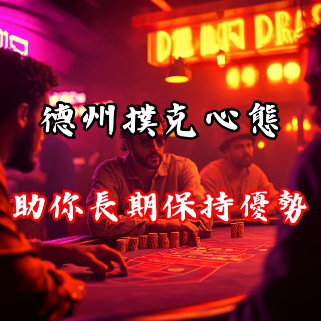 德州撲克的5大必勝心態，助你長期保持優勢！
