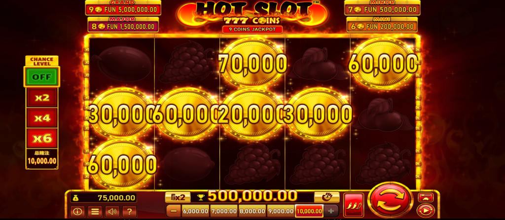 QT電子老虎機推薦遊戲：777金幣 炙熱旋轉