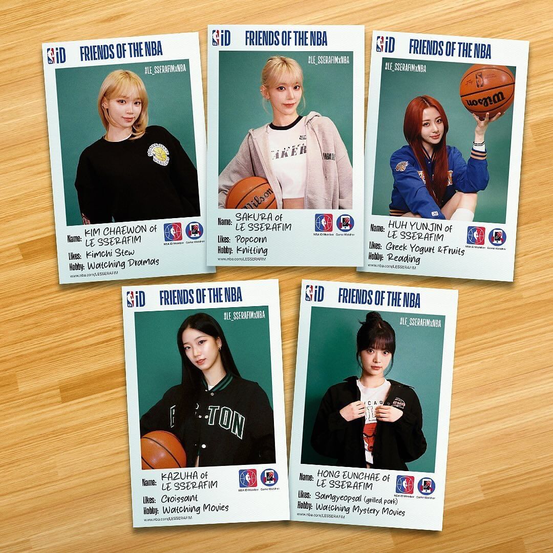 LE SSERAFIM成為NBA之友！首支韓國女團與NBA聯手，開啟全新娛樂時代！