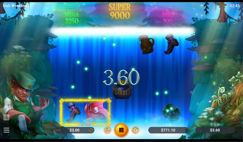 QT電子老虎機推薦遊戲：愛爾蘭週末